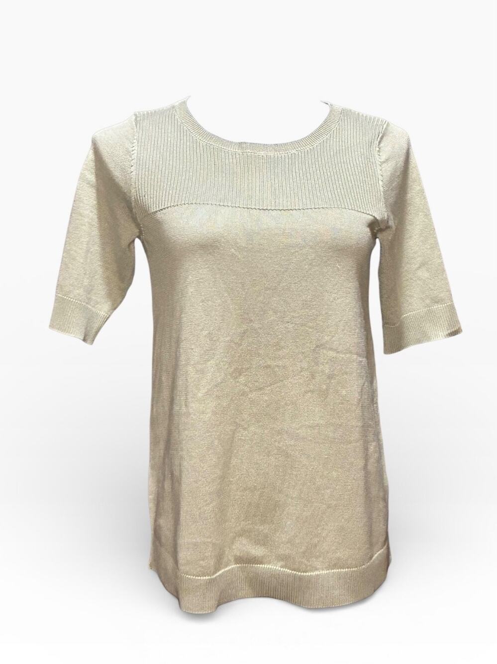 Melissa Paige fine knit sweater tea green size XS NWT MSRP 47